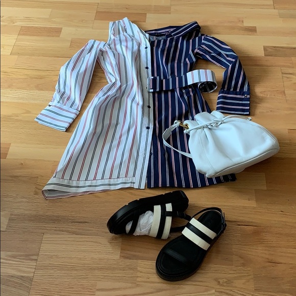 RARE Alpha&Omega Cold shoulder asymmetrical 'Оrigami' dress - Picture 8 of 16